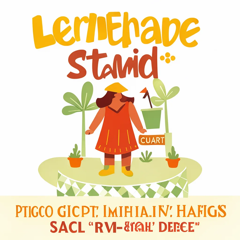 A lemonade stand poster